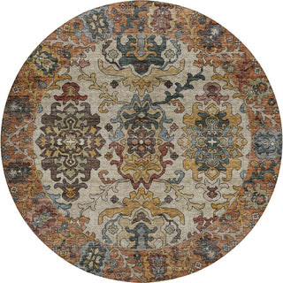Dalyn Silk Road SR5 Copper Area Rug Round Main Image