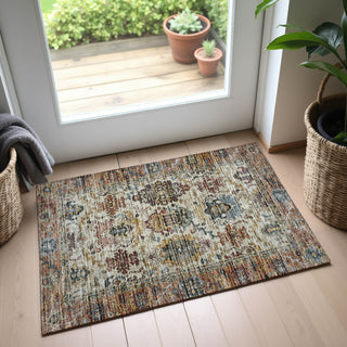 Dalyn Silk Road SR5 Copper Area Rug Scatter Lifestyle Image Feature