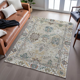 Dalyn Silk Road SR5 Putty Area Rug Lifestyle Image Feature