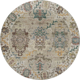 Dalyn Silk Road SR5 Putty Area Rug Round Main Image