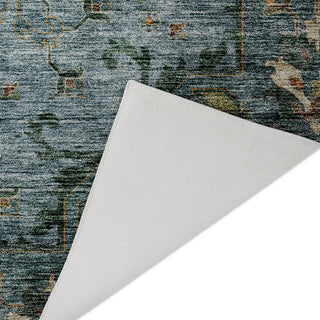 Dalyn Silk Road SR6 Aqua Area Rug Backing Image