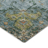 Dalyn Silk Road SR6 Aqua Area Rug Corner Image