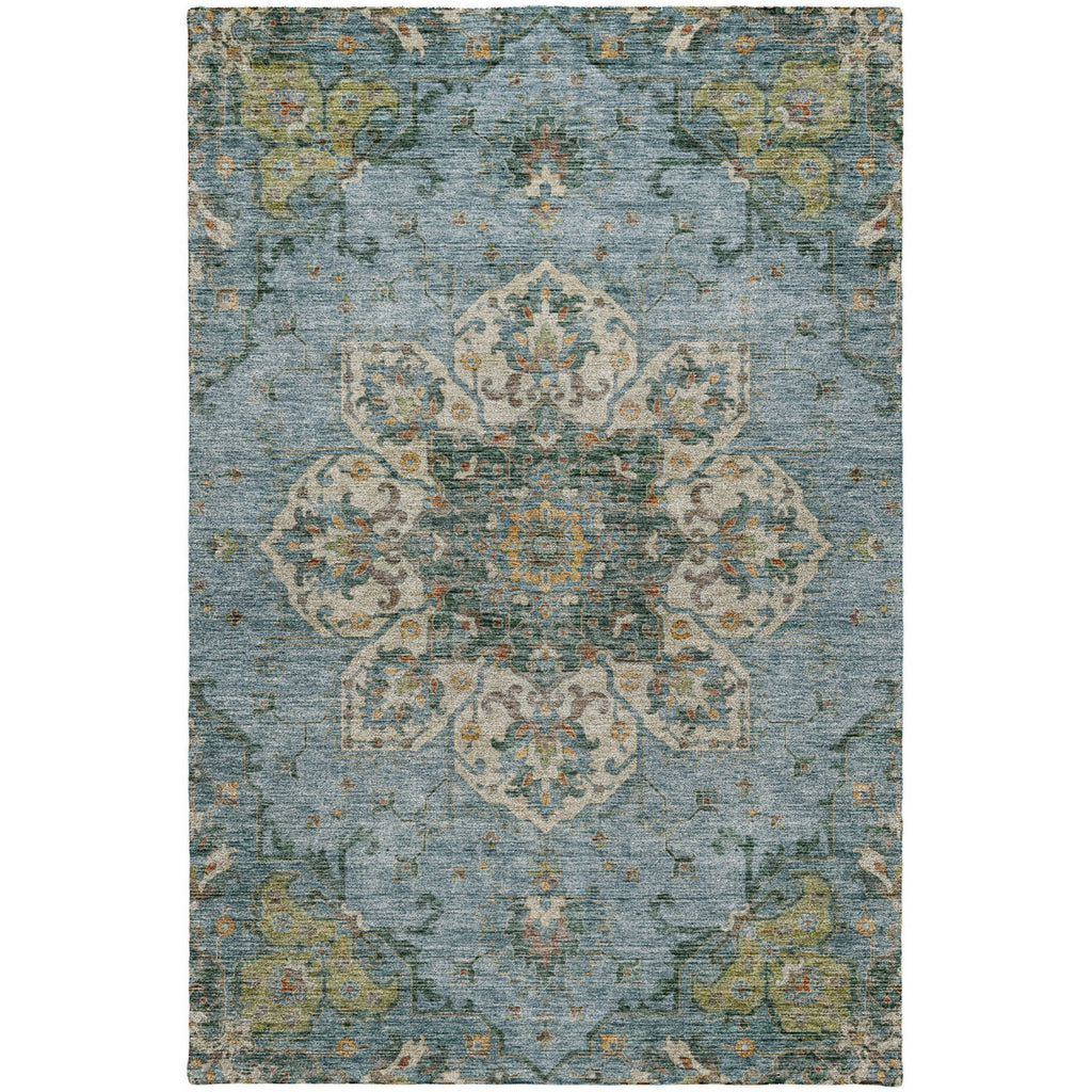 Dalyn Silk Road SR6 Aqua Area Rug main image