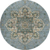 Dalyn Silk Road SR6 Aqua Area Rug Round Main Image