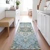 Dalyn Silk Road SR6 Aqua Area Rug Runner Lifestyle Image Feature