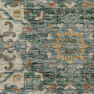Dalyn Silk Road SR6 Aqua Area Rug Swatch Image