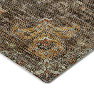 Dalyn Silk Road SR6 Chocolate Area Rug Corner Image