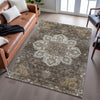 Dalyn Silk Road SR6 Chocolate Area Rug Lifestyle Image Feature