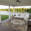 Dalyn Silk Road SR6 Chocolate Area Rug Outdoor Lifestyle Image Feature