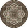 Dalyn Silk Road SR6 Chocolate Area Rug Round Main Image