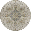 Dalyn Silk Road SR6 Ivory Area Rug Round Main Image