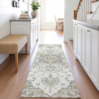 Dalyn Silk Road SR6 Ivory Area Rug Runner Lifestyle Image Feature