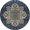 Dalyn Silk Road SR6 Navy Area Rug Round Main Image