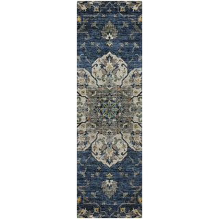 Dalyn Silk Road SR6 Navy Area Rug Runner Main Image