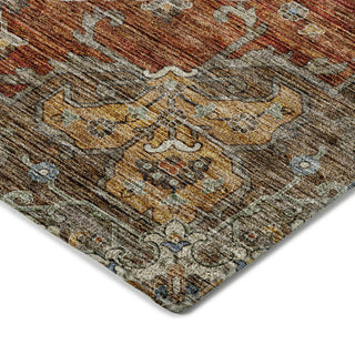 Dalyn Silk Road SR6 Paprika Area Rug Corner Image