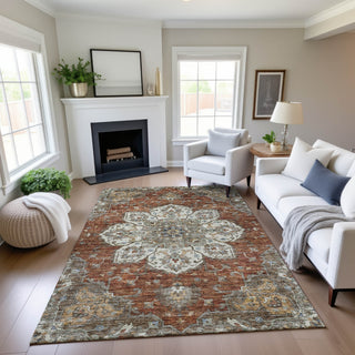 Dalyn Silk Road SR6 Paprika Area Rug Lifestyle Image Feature