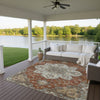 Dalyn Silk Road SR6 Paprika Area Rug Outdoor Lifestyle Image Feature
