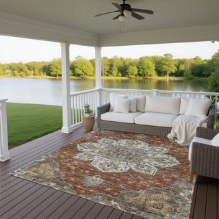 Dalyn Silk Road SR6 Paprika Area Rug Outdoor Lifestyle Image Feature