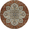 Dalyn Silk Road SR6 Paprika Area Rug Round Main Image