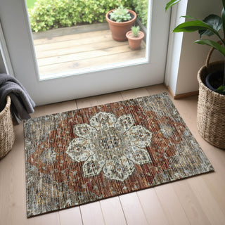 Dalyn Silk Road SR6 Paprika Area Rug Scatter Lifestyle Image Feature