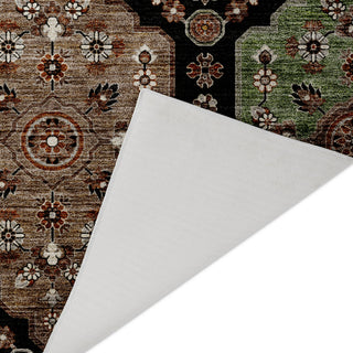 Dalyn Silk Road SR7 Black Area Rug Backing Image