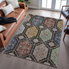 Dalyn Silk Road SR7 Black Area Rug Lifestyle Image Feature