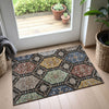 Dalyn Silk Road SR7 Black Area Rug Scatter Lifestyle Image Feature