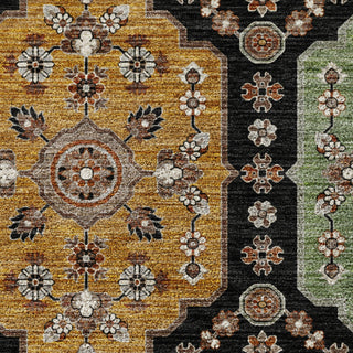 Dalyn Silk Road SR7 Black Area Rug Swatch Image