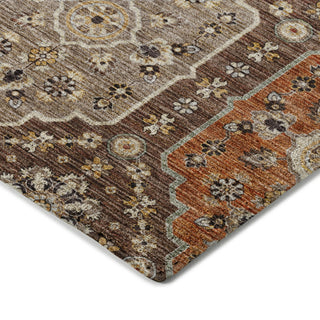 Dalyn Silk Road SR7 Chocolate Area Rug Corner Image