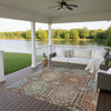 Dalyn Silk Road SR7 Chocolate Area Rug Outdoor Lifestyle Image Feature