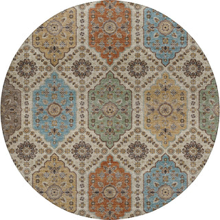 Dalyn Silk Road SR7 Linen Area Rug Round Main Image