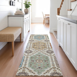 Dalyn Silk Road SR7 Linen Area Rug Runner Lifestyle Image Feature