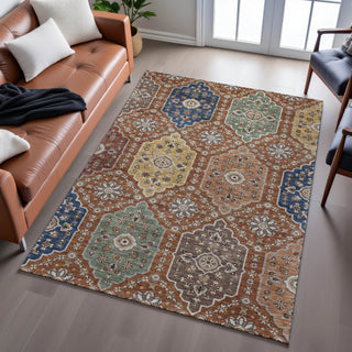 Dalyn Silk Road SR7 Paprika Area Rug Lifestyle Image Feature