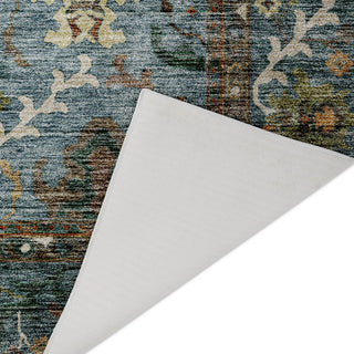 Dalyn Silk Road SR8 Aqua Area Rug Backing Image