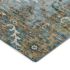 Dalyn Silk Road SR8 Aqua Area Rug Corner Image