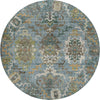 Dalyn Silk Road SR8 Aqua Area Rug Round Main Image