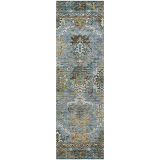 Dalyn Silk Road SR8 Aqua Area Rug Runner Main Image