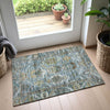 Dalyn Silk Road SR8 Aqua Area Rug Scatter Lifestyle Image Feature