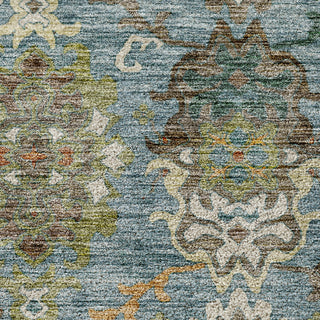 Dalyn Silk Road SR8 Aqua Area Rug Swatch Image
