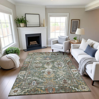 Dalyn Silk Road SR8 Basil Area Rug Lifestyle Image Feature