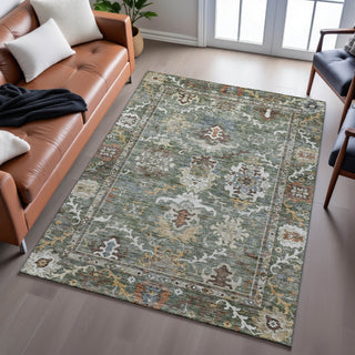 Dalyn Silk Road SR8 Basil Area Rug Lifestyle Image Feature
