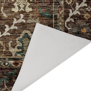 Dalyn Silk Road SR8 Chocolate Area Rug Backing Image