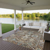 Dalyn Silk Road SR8 Chocolate Area Rug Outdoor Lifestyle Image Feature