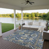 Dalyn Silk Road SR8 Navy Area Rug Outdoor Lifestyle Image Feature