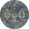 Dalyn Silk Road SR8 Navy Area Rug Round Main Image