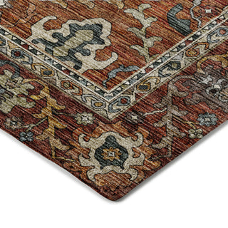 Dalyn Silk Road SR8 Paprika Area Rug Corner Image