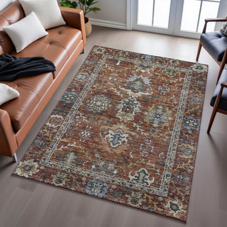 Dalyn Silk Road SR8 Paprika Area Rug Lifestyle Image Feature