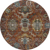 Dalyn Silk Road SR8 Paprika Area Rug Round Main Image