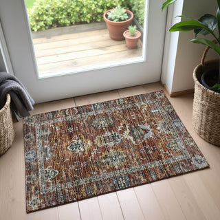 Dalyn Silk Road SR8 Paprika Area Rug Scatter Lifestyle Image Feature