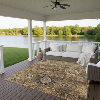 Dalyn Silk Road SR9 Clove Area Rug Outdoor Lifestyle Image Feature